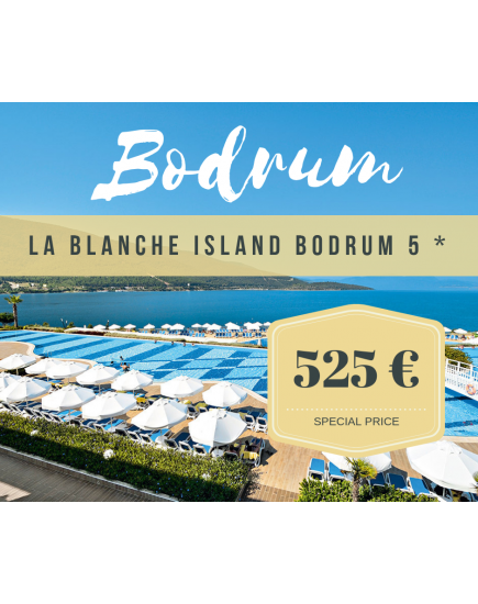 TURKEY!  LA BLANCHE ISLAND BODRUM 5 * de la 525 €